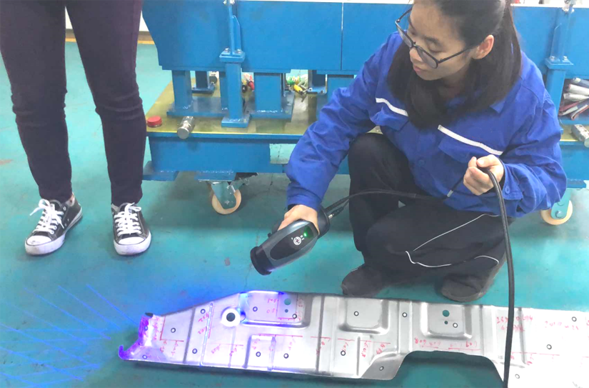 판금 부품 3D 치수 측정