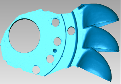 기계 부품 유지 보수, 수리 및 분해 검사를 위한 3D 레이저 스캐너