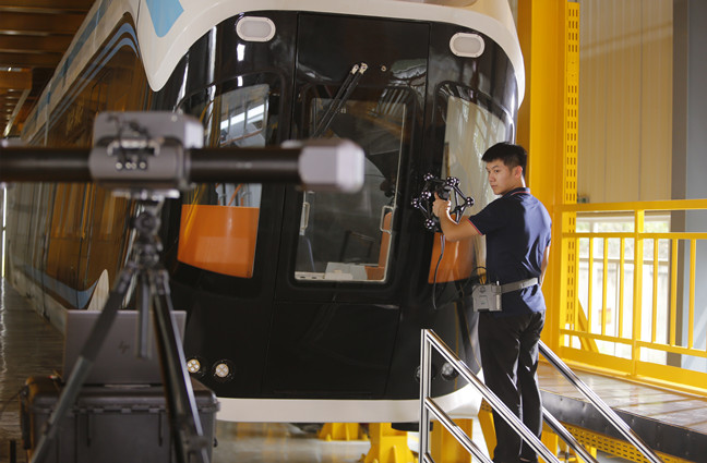 철도 운송 산업을위한 무선 3D 스캔