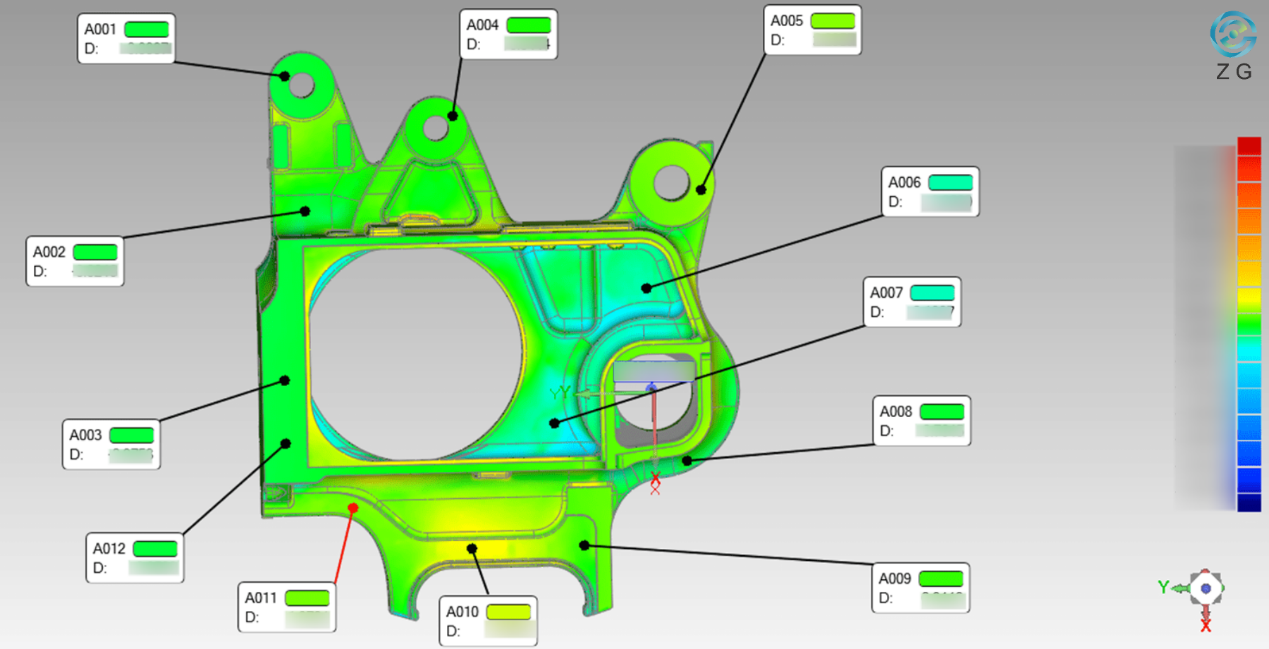 3D 편차 색상 맵 1