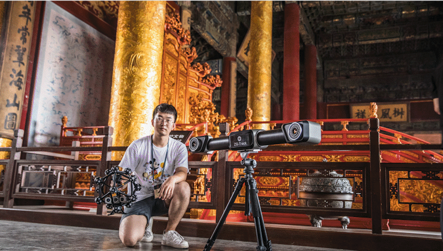 박물관 디지털화에서 3D 레이저 스캐너의 역할은 무엇입니까?