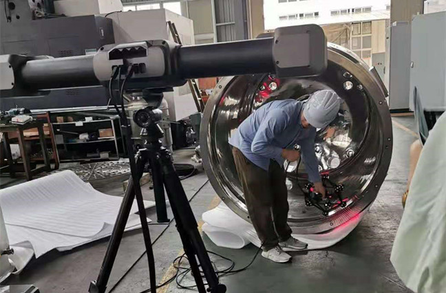 장비 유지 보수, 수리 및 분해 검사를 위한 광학 추적 3D 스캐너