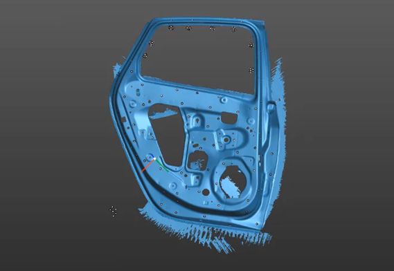 높은 체적 정확도를 가진 사진 측량 시스템